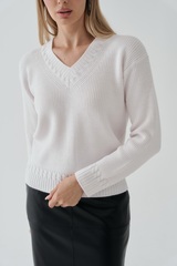 Белый джемпер Тамбовчанка