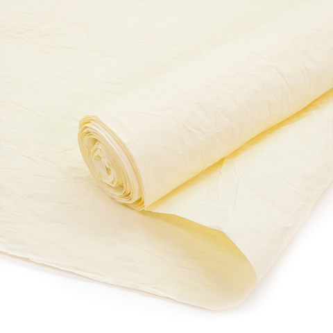 Упаковочная жатая бумага, Эколюкс, Кремовый, 2 ст, 60 гр, 0,5*5 м