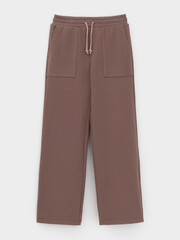 брюки  для девочки  КР 400847/капучино к633