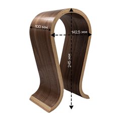 Деревянная подставка для наушников