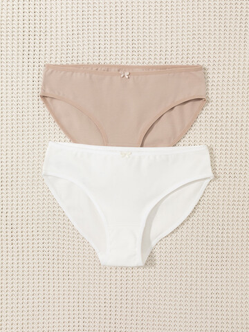 набор трусы/ уп  для девочки  К 1972-2уп/нюдовый беж,сахар