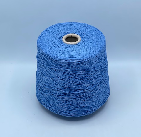 FBSILK, Seta bourette, 400м, 100%Буретный шелк, Голубой, 39461