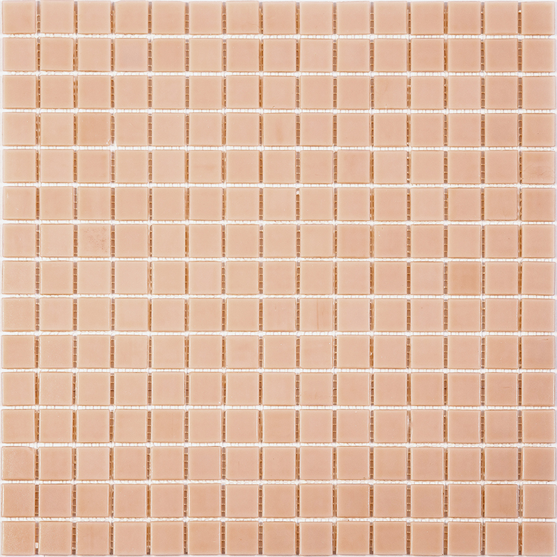 SBN02 Мозаика одноцветная чип 20 стекло Alma Mono Color оранжевый светлый квадрат