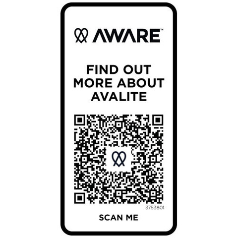Avalite футболка унисекс Aware™ из переработанных материалов с коротким рукавом