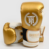 Перчатки Hardcore Training Revolution Gold/White PU