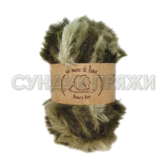 Wool Sea Fancy Fur 764 (зелёный меланж)