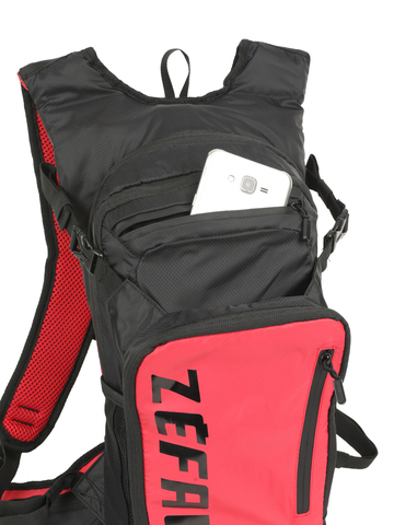 Картинка рюкзак велосипедный Zefal Hydro Enduro Bag black/red - 17
