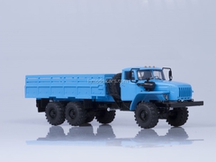 Ural-4320-0911 board with awning long wheelbase 4555 mm blue 1:43 AutoHistory