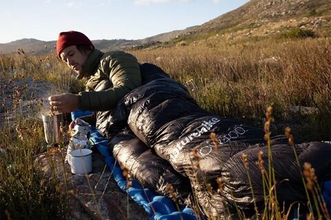 Пуховый спальный мешок Naturehike CW400 L утиный пух