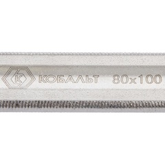 Струбцина F-образная КОБАЛЬТ 80 х 100 мм, двухкомпонентная рукоятка (Арт. 244-537)