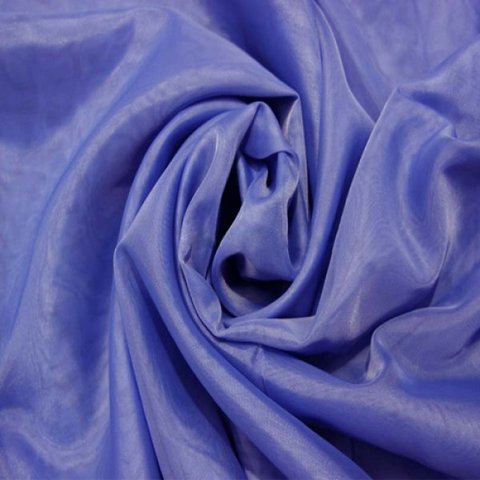Ткань вуаль однотонная для штор - синяя. Ш - 300 см. Арт. -SH 66A