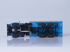 Ural-4320-0911 board with awning long wheelbase 4555 mm blue 1:43 AutoHistory