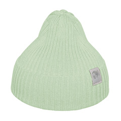 Вязаная шапочка Simple (нежная мята)