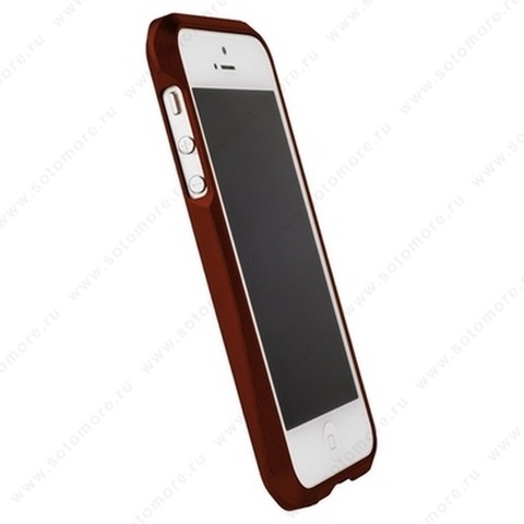 Бампер MIE COOL алюминиевый для iPhone SE/ 5s/ 5C/ 5 A6063 красный