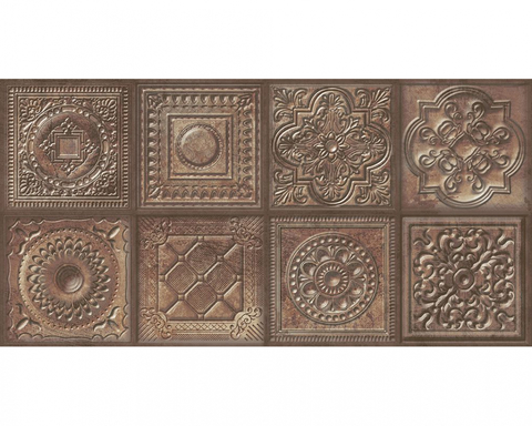 Декор Idalgo Toledo Dark (Azori) (31,5х63 см) коричневый (шт.)