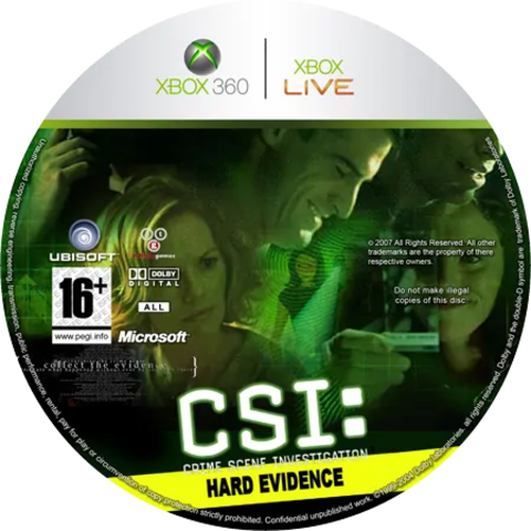 CSI: Crime Scene Investigation Hard Evidence [Xbox 360]