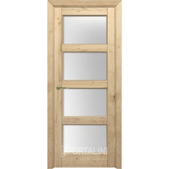 Купить Межкомнатная дверь массив дуба Порталини 9 остеклённая
