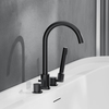 Damixa 360400300 Scandinavian Pure смеситель на борт ванны, четырёхсекционный, черный матовый