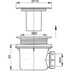 RGW 39241110-01 Сифон для душевых поддонов QYD-10 90 мм