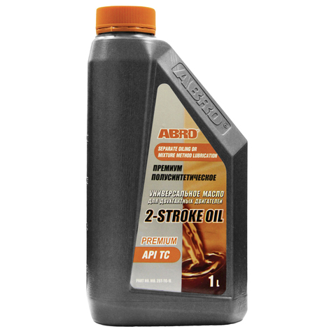 Масло моторное двухтактное ABRO п/с API TC 1L