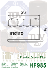 Фильтр масляный Hiflo HF985