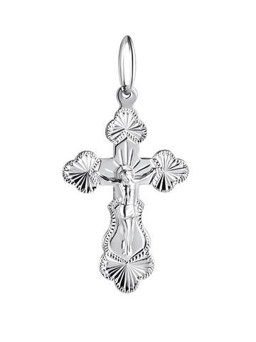 Крестик православный из серебра