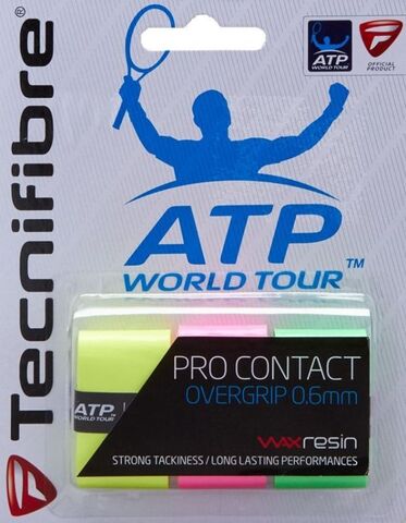 Намотки теннисные Tecnifibre Pro Contact ATP 3P - color