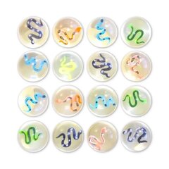 Мячи прыгуны 45 мм "Змеи 3D" 20 шт.