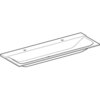 Встраиваемая раковина Geberit Xeno²: B=140см, T=48см, Отверстие под смеситель=Левое и правое, Перелив=Без, Альпийский белый