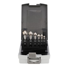 Набор зенковок 90° 6,3-20,5мм DIN335C 3z HSSE-Co5 6шт H-Tools 102152EHT