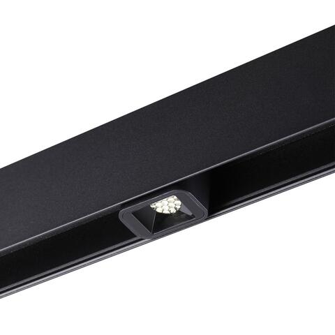 359513 SHINO NT24 128 черный Трековый светильник для низковольтного шинопровода IP20 LED 3W 48V 3000K 120Лм FLUM