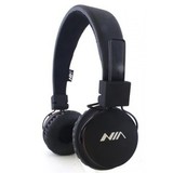 Беспроводные наушники складные NIA-1682S MP3 c FM-радио, порты MicroSD (Черный)