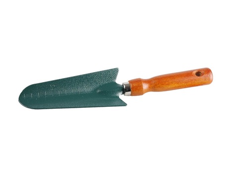 GRINDA 290 мм, углеродистая сталь, деревянная ручка, Посадочный совок (8-421213)