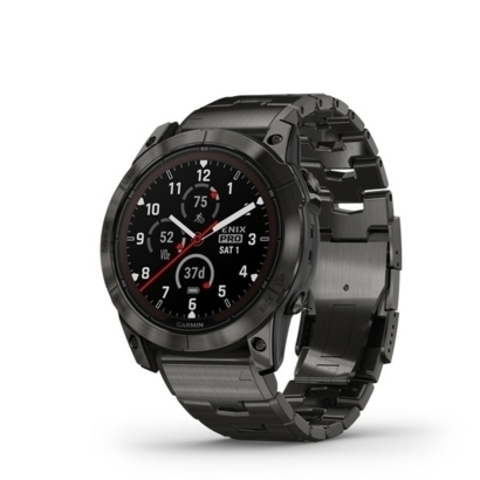 Garmin Fenix 7X Pro - Sapphire Solar Carbon Gray DLC Titanium / Carbon Gray Titanium Bracelet