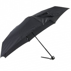 Черный мини зонт  5 сложений Fulton L793-01 Soho Black, унисекс