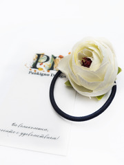 Резинка для волос Pankigno Design с бутоном пиона