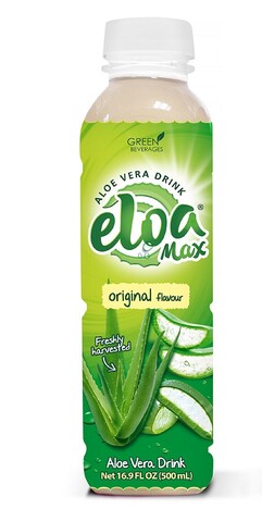 Напиток ELOA MAX на основе алоэ вера с кусочками алоэ п/б 500 мл