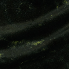 Хлопковый бархат тёмно-зелёный "Тай-дай"  (219 г/м2)