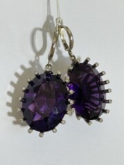 Бажена (серьги из серебра)