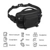 Картинка сумка поясная Ozuko 9778 Black - 10