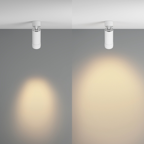 Накладной светодиодный светильник Maytoni Focus Zoom C055CL-L12W2.7K-Z-W