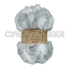 Wool Sea Fancy Fur 9980 (серо-белый меланж)