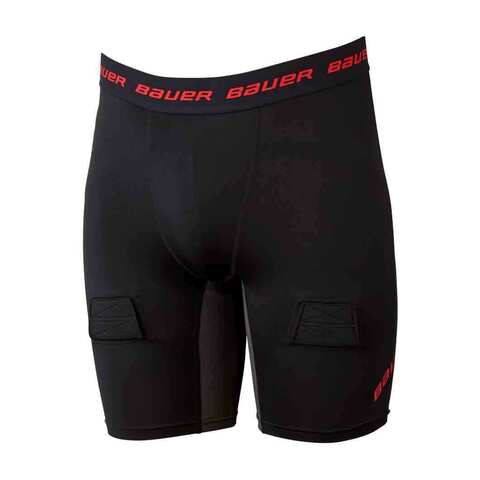 Шорты компресс. с раковиной и липучками BAUER S19 ESSENTIAL COMP JOCK SHORT YTH M