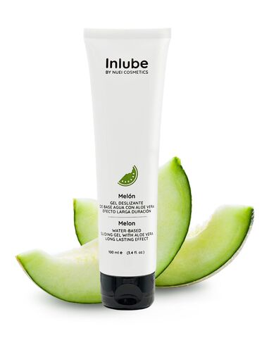 Лубрикант на водной основе Nuei Inlube с алоэ вера и ароматом дыни - 100 мл. - Nuei cosmetics 51355