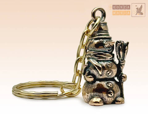 брелок Снеговик