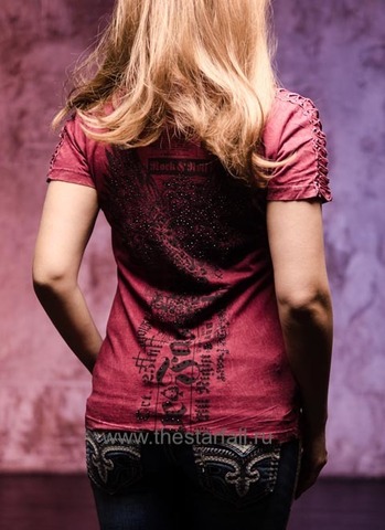 Affliction | Футболка женская RENEGADE HEART AW19588 спина