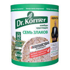 Хлебцы хрустящие Семь злаков Dr.Korner 100 гр