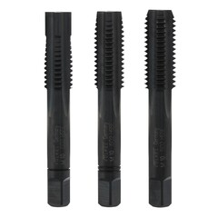 Метчик М10х1,5 (Комплект 3шт, с цапфой) DIN352 HSSE-VAP 6h 70мм a=5,5 Volkel 57746