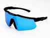 Комплект лыжные очки Victory code Extreme Black/Blue + линза Оранжево-красная