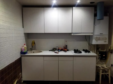 Кухня Оливия 2.0 м шарли pink / шарли мокко